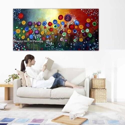High quality handmade Modern Canvas Painting Abstract Painting Wall Posters Home Decoration for Living Room Bedroom Decoration