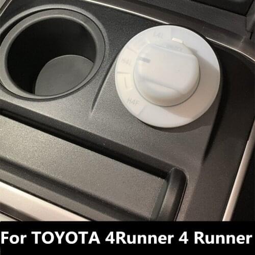 For TOYOTA 4Runner 4 Runner gear button dust cover modification gear control protective cover car decoration Auto accessories