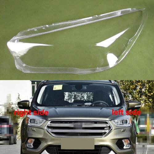 Front Headlamps Cover Glass Transparent Lampshades Cover Headlight Lens Lamp Shell For Ford Kuga 2016 2017 2018