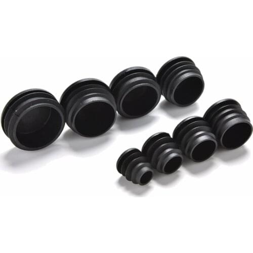 10Pcs/lot Plastic Furniture Leg Plug Blanking End Cap Bung For Round Pipe Tube Out Diameter: 16/19/22/25/28/30/32/35mm