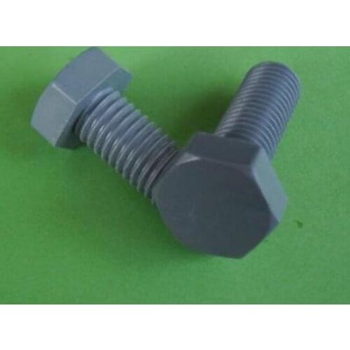 5pcs M16 PVC nylon bolts screw external hex plastic bolt screws 30mm~100mm length
