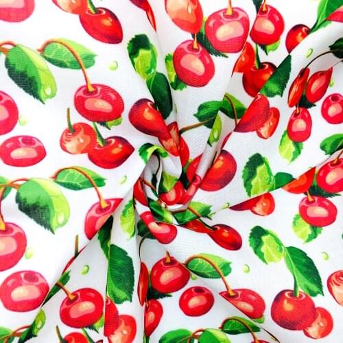 50*145cm Fruit 100% Pure Cotton Or Polyester Cotton Material Patchwork Sewing Quilting Fabrics Quilt Needlework DIY Cloth