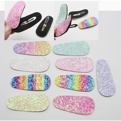 50PCS Mini Sequins Litlle Girls Hair Clips Shiny Glitter Cute Hairpins Daily School Barrettes Headwear Accessoires