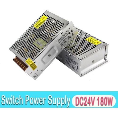 24V 180w Constant voltage Swithing Power Supply Adapter dc24v SMPS for LED Strip Light CCTV Stepper MOTOR 3D Printer