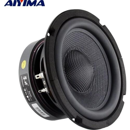 AIYIMA 1Pc 6.5 Inch Subwoofer Speaker Driver 4 8 Ohm 80W HiFi Music Home Theater Sound System Glass Fiber Cone Audio Loudspeaker