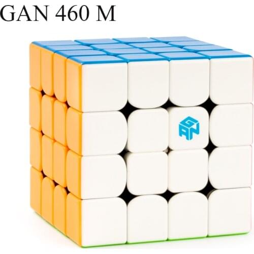 GAN460 M 4x4x4 magnetic magic cube Professional GAN 460 M Neo Cube Speed Puzzle GAN Magent cubo magico