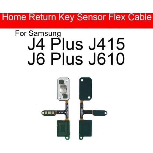 Navigator Return Menu Keypad Sensor Flex Cable For Samsung Galaxy J4 J6 Plus J415 J610 Return Key Home Button Flex Cable