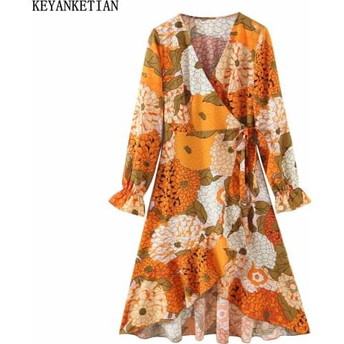 Летние платья с длинным рукавом KEYANKETIAN China At AliExpress