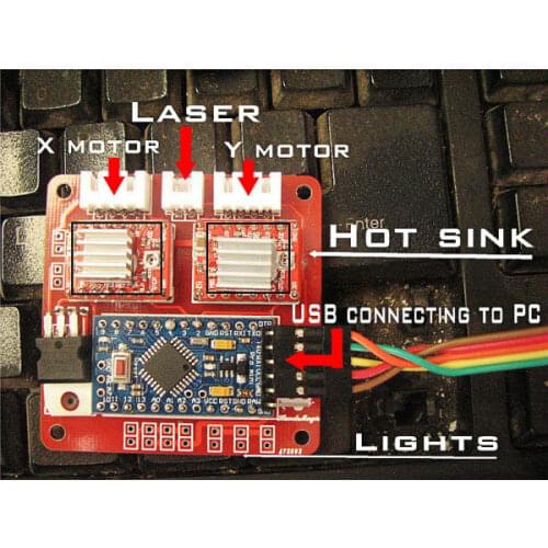 Mini laser engraving machine laser CNC Dashboard control board