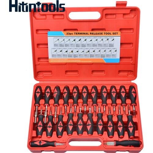 23pcs Car Universal Terminal Release Removal Tool Set Automotive Wiring Connector Crimp Pin Extractor For BMW Ford VW