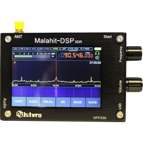 Malahit DSP SDR Radio Receiver 50KHz to 2GHz with Antenna 50KHz to 200MHz