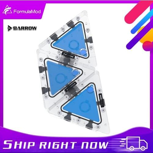 Barrow Reservoir YKZR-02 Triangle Split Combination Water Tank Acrylic G1/4"Thread 30ML Capacity Water Cooling System