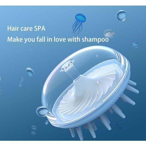 Shampoo Male Head Body Massage Bath Spa Silicone Comb Pet Brush Scratching Head Lady Scalp Shampoo Shower Hair Washing Comb