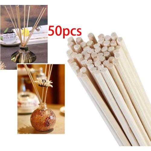 50pcs Aroma Diffuser Replacement Rattan Reed Sticks Air Freshener Aromatherapy Aroma Stick Oil Diffuser Refill Sticks