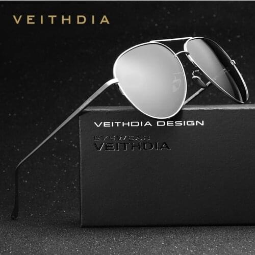VEITHDIA Glasses Fashion Brand Sun Glasses Polarized UV400 Lens Coating Mirror Sunglasses Oculos Male Eyewear For Men/Women 3360