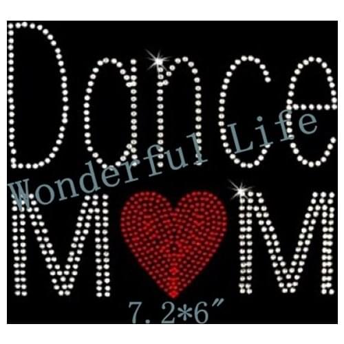 Wonderful Life Dance Mom Rhinestone Heat Transfers For Very Hot Sexy Girl Free Shipping For Dancers
