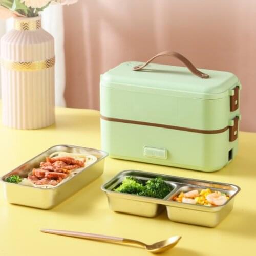 1/2/3layer Lunch Box Food Container Portable Electric Heating Insulation Dinnerware Food Storage Container Bento Lunch Box