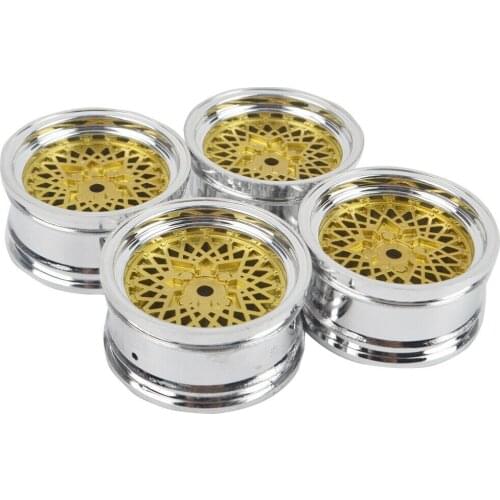 4PCS RC On Road Rims Drift wheels For Tamiya TT-01/TT-02 Yokomo HPI Kyosho FW06 94123 1/10 RC Drift Car