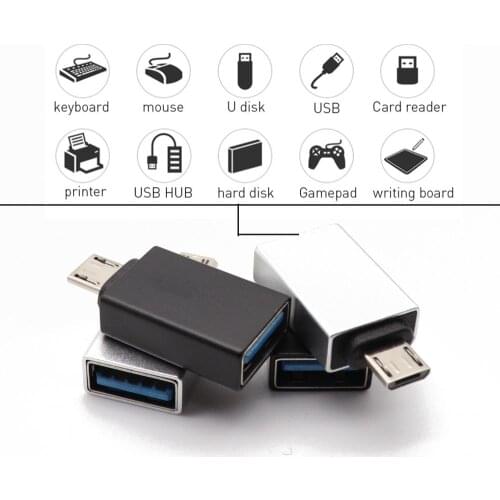 OTG Micro USB Adapter OTG Micro USB to USB 3.0 Converter Data Cable For Android Phone Mini Adapter for Samsung for Xiaomi