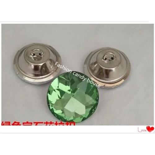 Furniture Accessories crystal button buckle pouch crystal lens 20mm background wall decoration A2