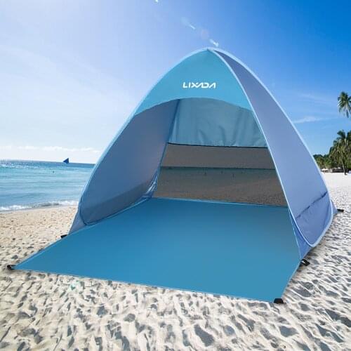 Lixada Tent Automatic Instant Pop Up Beach Tent ultralight Outdoor UV Proof Camping Fish Tent Cabana Sun Shelter Tourist awning