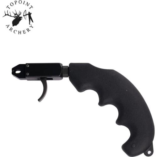 1Pc Archery Compound Bow Release Aids Handle Thumb Grip Bow Caliper Trigger Release Thumb Handle Hunting Shooting Accessories