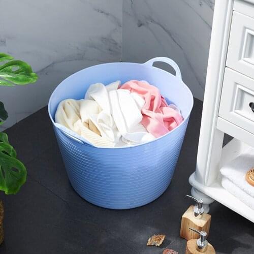 Large Size Laundry Basket Laundry Basket Toy Storage Basket Storage Bucket Toy Basket Baby Bath Bucket