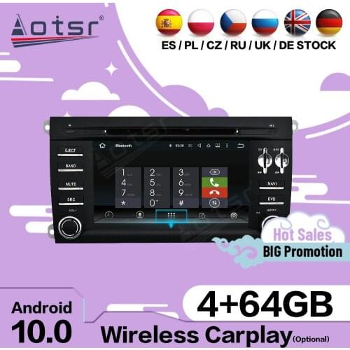 Carplay Multimedia Stereo Android For Porsche Cayenne 2003 2004 2005 2006 2007 2008 2009 2010 GPS Audio Radio Receiver Head Unit