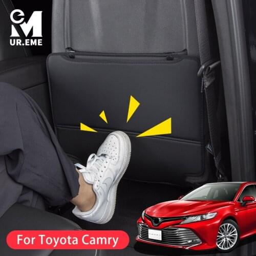 Car Back Seat Cover Protector Kids Baby Mats Pad For Toyota Camry 40 50 70 2007 2011 2014 2015 2018 2019 2020 2021 Accessories