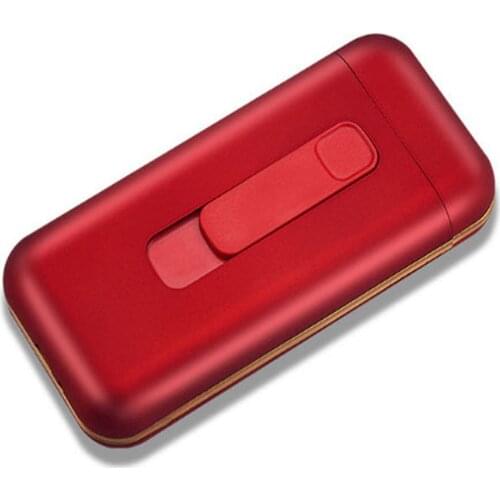 USB lighter cigarette case for 20PCS 100mm long 5mm diameter cigarettes pack
