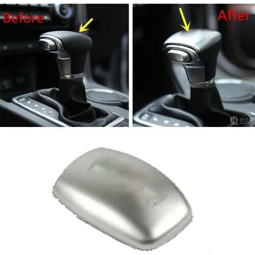 Car Sticker Styling Inner Shift Knob Control Top Lamp Frame Trim Parts 1pcs For Kia Sportage KX5 2019 2020