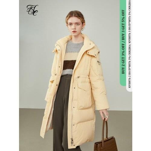 Женские белые куртки FANSILANEN China At AliExpress