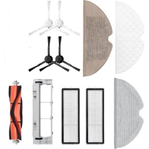 For Xiaomi Mijia 1C STYTJ01ZHM Robot Vacuum Cleaner HEPA Filter Disposable Mop Cloth Side Brush Main Brush Parts