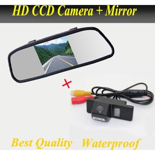 HD CCD Car Parking Camera for Nissan Sunny 11 /Qashqai 11/12/13 Patrol X-Trail citroen C4 C5 + car monitor mirror 5inch