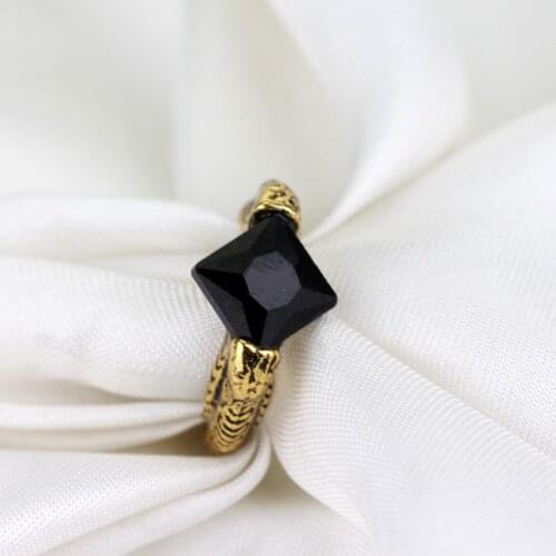 2021 Lord Voldemorts Horcrux Ring School The Resurrection Stone Deathly Hallows Aureate Ring Birthday Gift Jewelry Wholesale