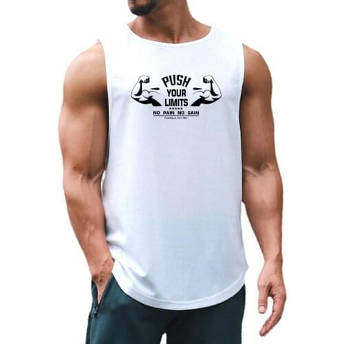 Gym Tank Top Men Quick Dry Bodybuilding Stringer Singlets Mesh Sleeveless T Shirt Men Fitness Clothing Sportswear Muscle Vest