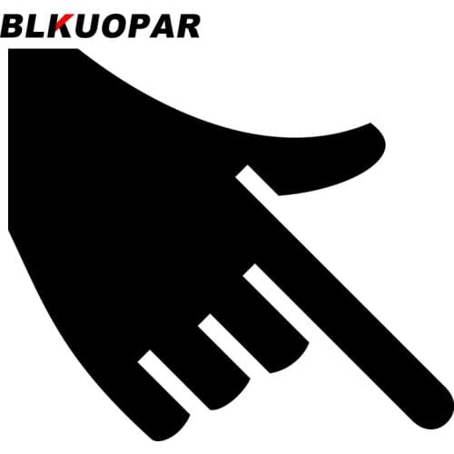 BLKUOPAR for Pointing Car Stickers Sunscreen Vinyl Decals Personality Funny Vehicle Skateboard Decor Car Door Protector