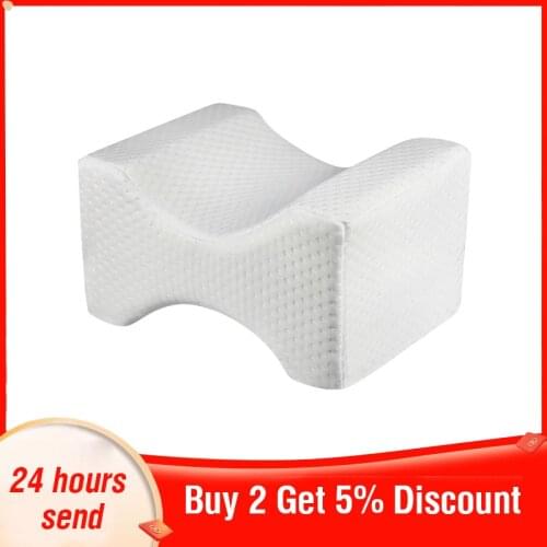 Orthopedic Leg Pillow Memory Foam Knee Pillow Ergonomic Pillow Legs Sleep Leg Cushion Knee Cushion Contour Side Sleeper Pillow
