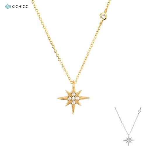 KIKICHICC 925 Sterling Silver Gold Snow Pendant Choker Necklace Ling Chain 2021 Rock Punk Fashion Jewelry 2020 Wedding Gif