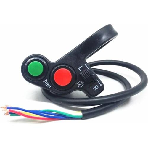 Motorcycle Horn Turn Signal Light Switch For 7/8'' Handlebar Dirt Bike Scooter ATV ON/OFF