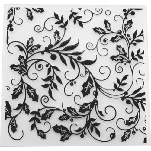 Plastic Embossing Folder Template DIY Scrapbook Photo Album Card Craft DIY Vine-S001