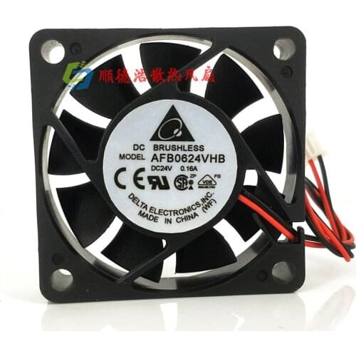 Deltaa AFB0624VHB DC24V 0.16A 6CM Double Ball Inverter Cooling Fan 6months Warranty