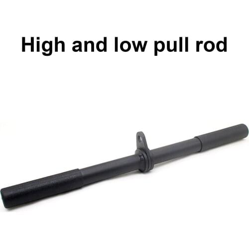 Revolving Straight Bar LAT High Pull Down Bar Cable Non-slip Attachment Strength Training Equipment For Gym Rowing Rod