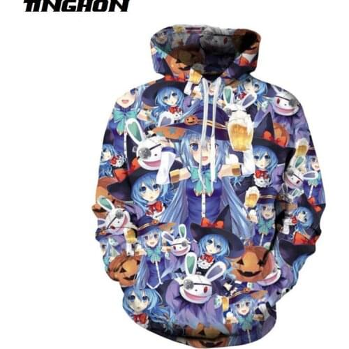 XS-7XL Aqua Konosuba Halloween Hoodie Cool Anime Fans Hoodies Sweatshirt Comic Winter Pullover Unisex Hipster Sportwear Tops