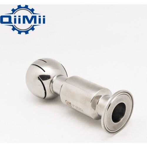 1-2'' Tri Clamp Spray Ball Stainless Steel SS304 Sanitary Rotary Tank Cleaning Ball