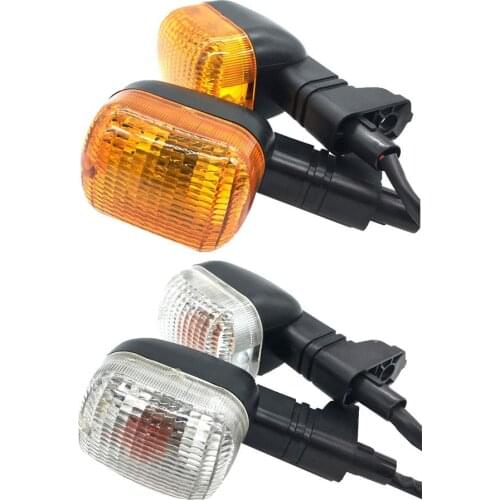 2Pcs Motorcycle Motorbike Turn Signals Blinker Amber/White Indicator Lamp Turn Signal Light Modified Accessories Indicator Light
