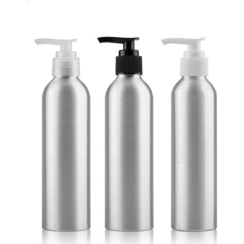 20pcs/lot 250ml Empty aluminum bottle packing bottle travel shampoo Shower Gel Liquid soap container