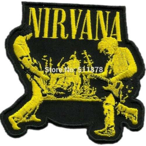 3.5" LIVE BAND Fashion Music Band EMBROIDERED IRON On Patch APPLIQUE Heavy Metal Rock Punk Badge
