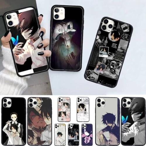 Anime Ray The Promised Neverland Phone Case for iPhone 11 12 pro XS MAX 8 7 6 6S Plus X 5S SE 2020 XR
