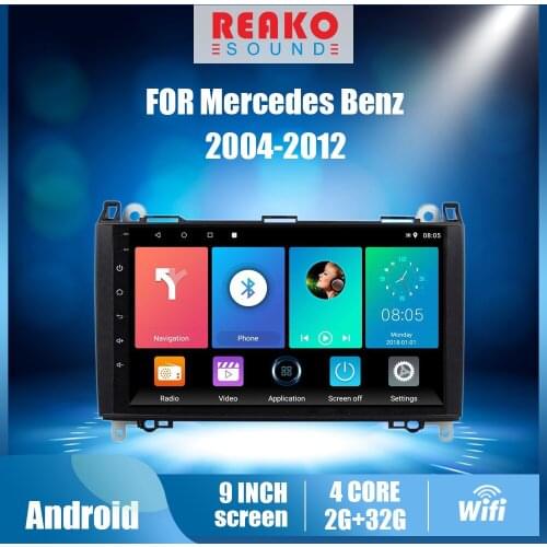 REAKOSOUND For Mercedes Benz B W245 B150 B160 B170 B180 B200 B55 2004-2012 2din Android 8.1 GPS Autoradio Car Multimedia Player